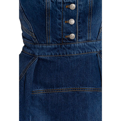 Alexander McQueen Denim Mini Dress