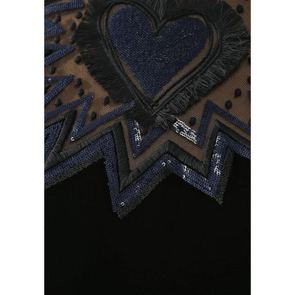 Fendi Fur Trim Velvet Midi Dress