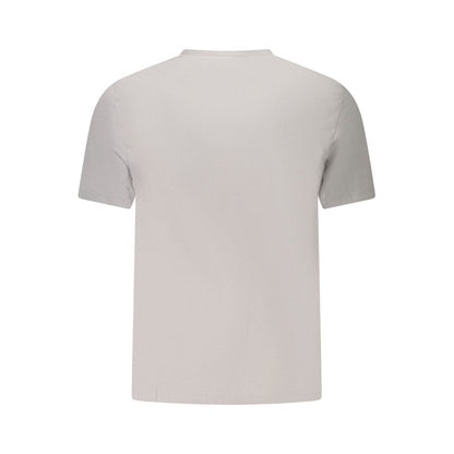 Calvin Klein Gray Cotton Men T-Shirt