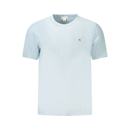 Calvin Klein Blue Cotton Men T-Shirt