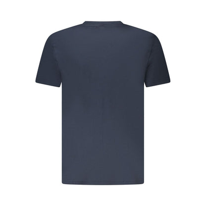 Hugo Boss Blue Cotton Men T-Shirt
