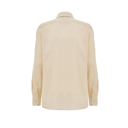 Gucci Beige Silk Shirt