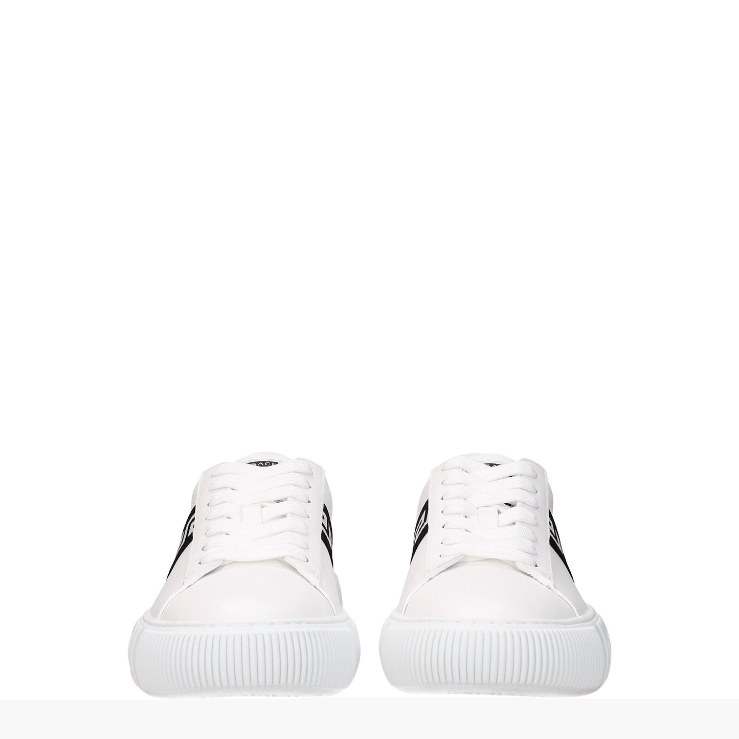 Versace White Leather Sneakers