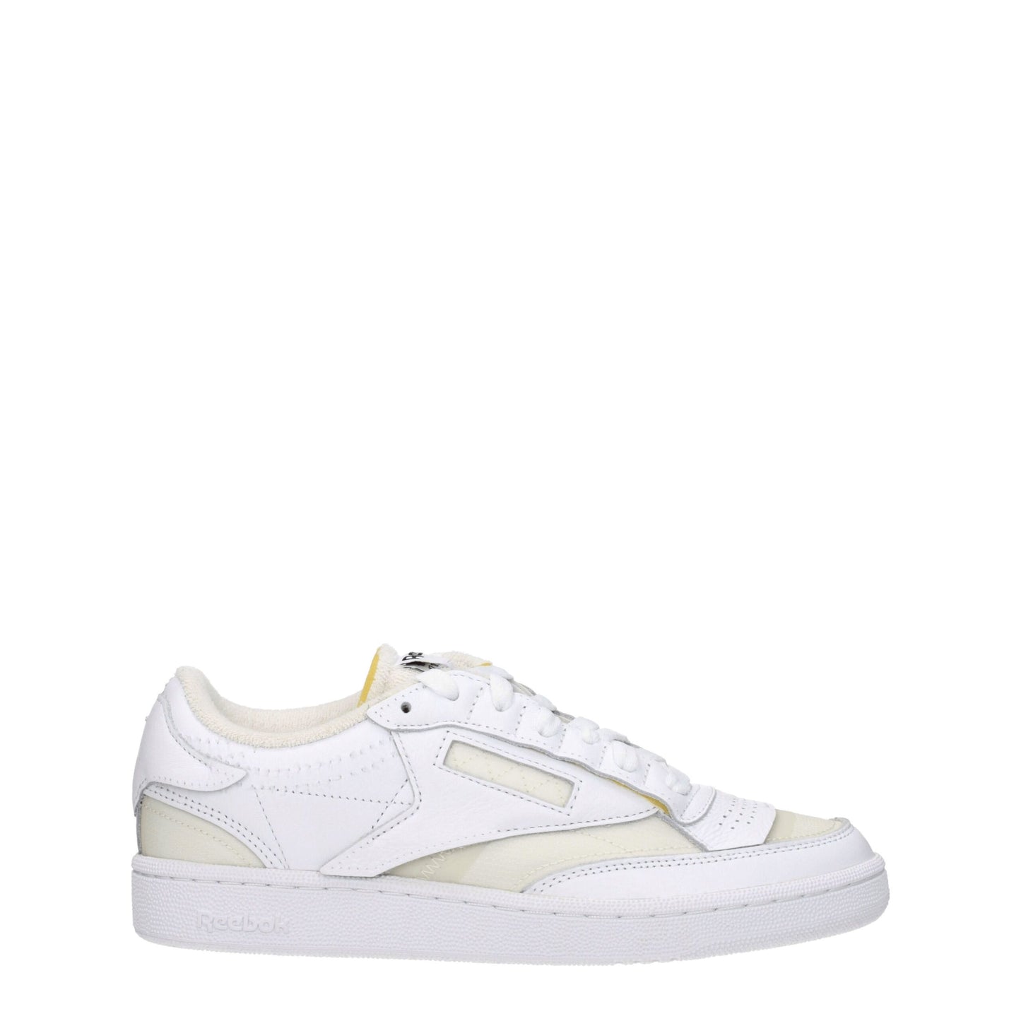 Maison Margiela White Fabric Low Tops