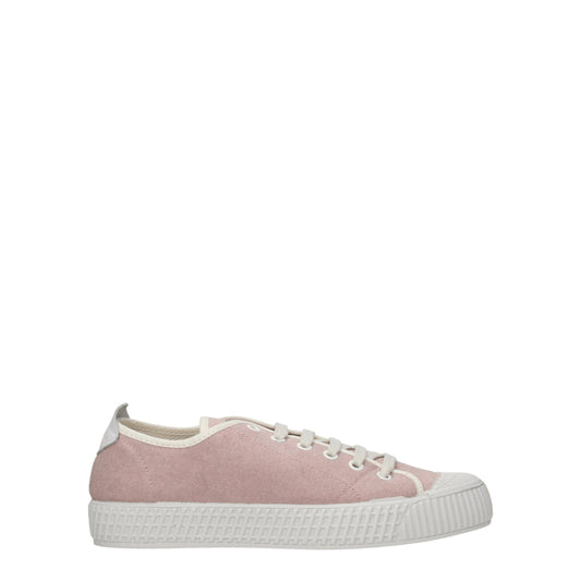 Car Shoe Pink Fabric Low Tops
