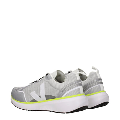 Veja Gray Fabric Athletic Sneakers