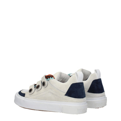 Marcelo Burlon Beige Leather Low Tops