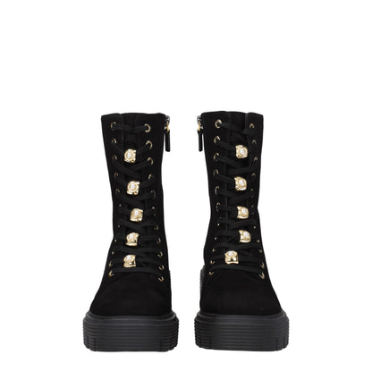 Stuart Weitzman Black Leather Ankle Boots