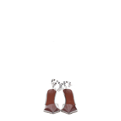 Amina Muaddi Transparent Pvc High Heel Pumps