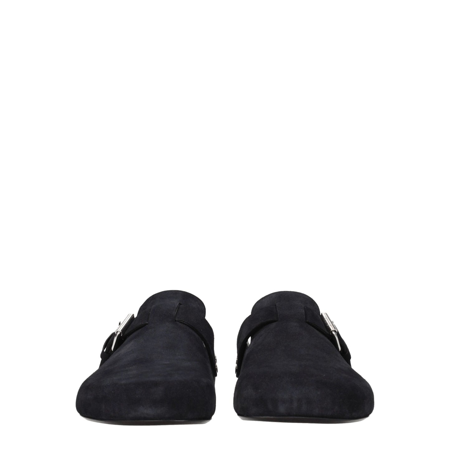 Isabel Marant Black Leather Slippers Sandals