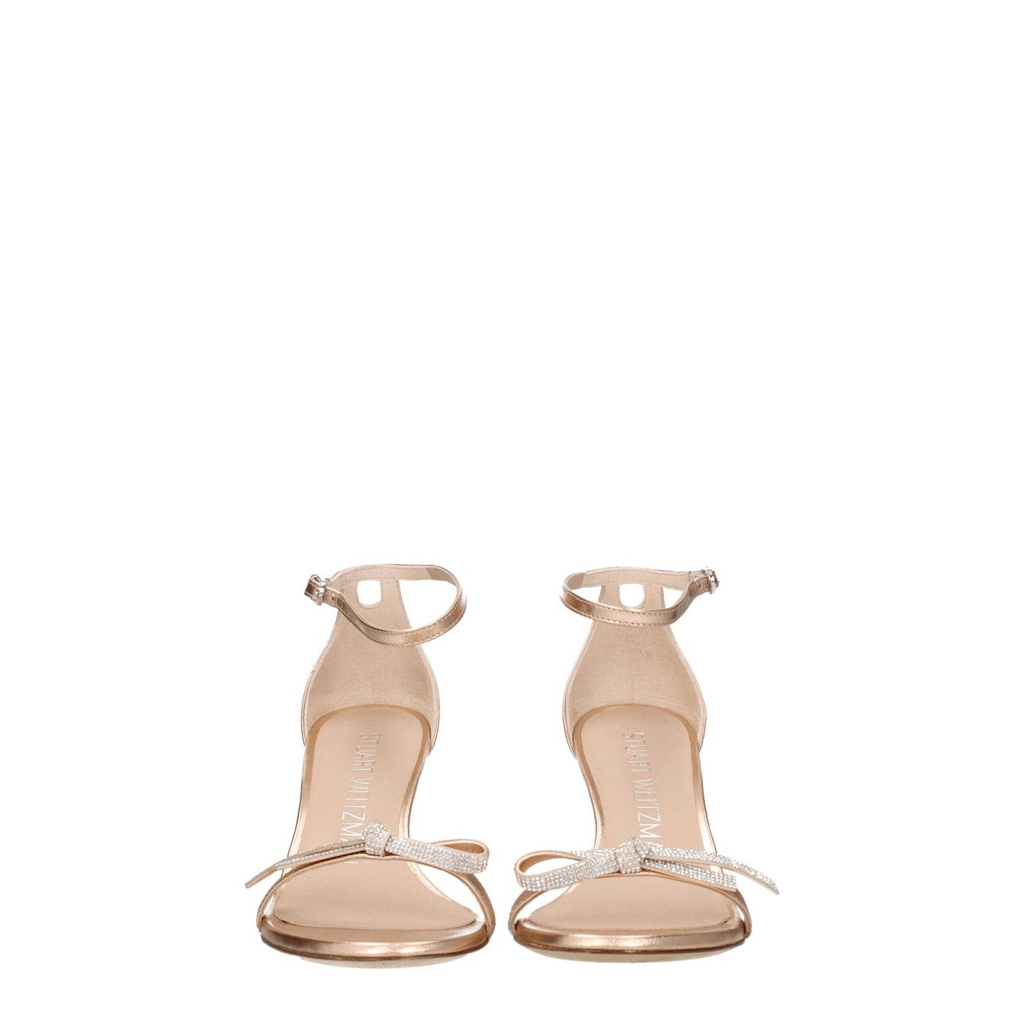 Stuart Weitzman Pink Leather Stiletto Heels Sandals