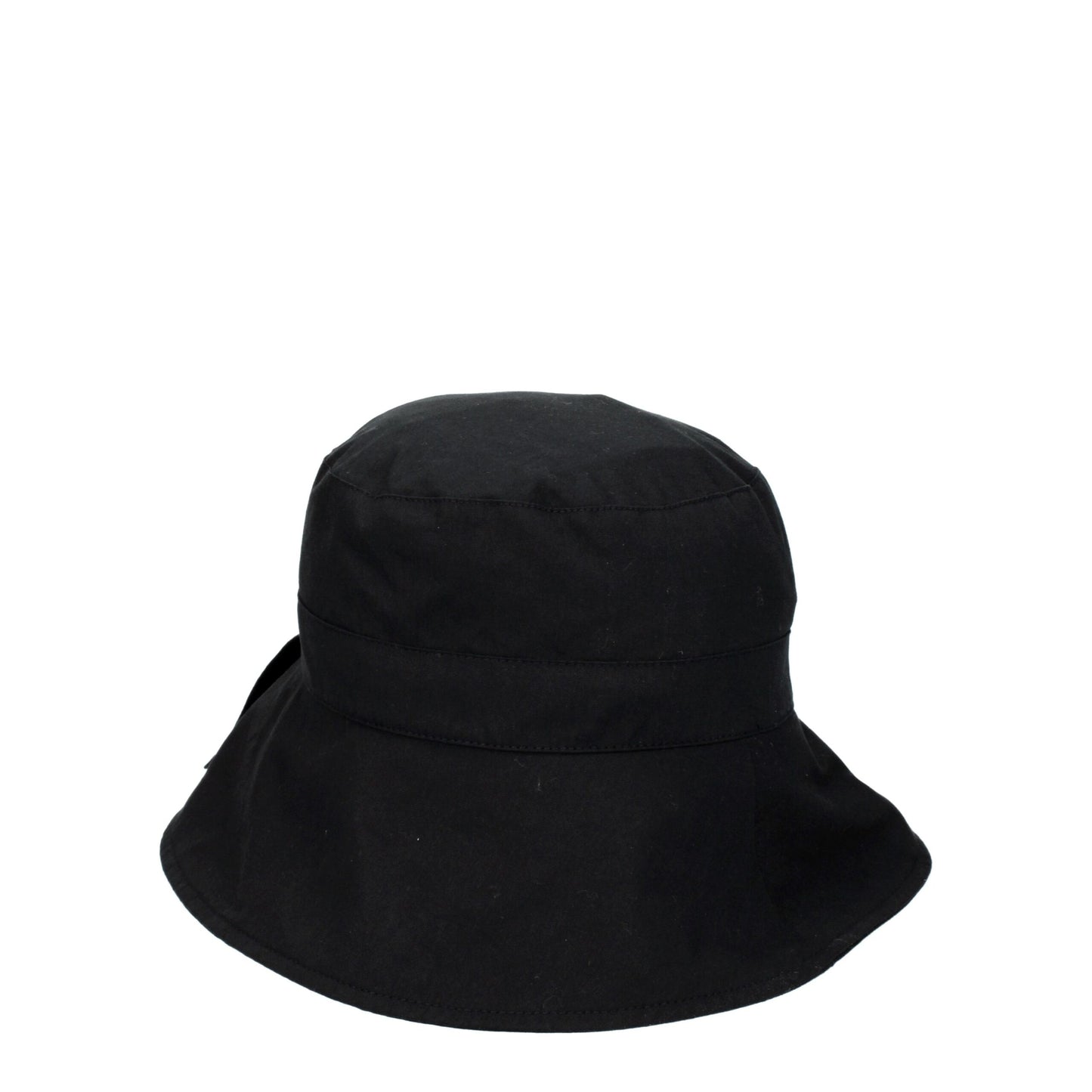 Jacquemus Black Cotton Bucket Hats