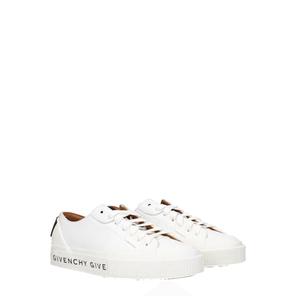 Givenchy White Leather Low Tops