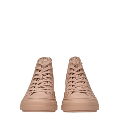 Valentino Garavani Pink Fabric High Tops