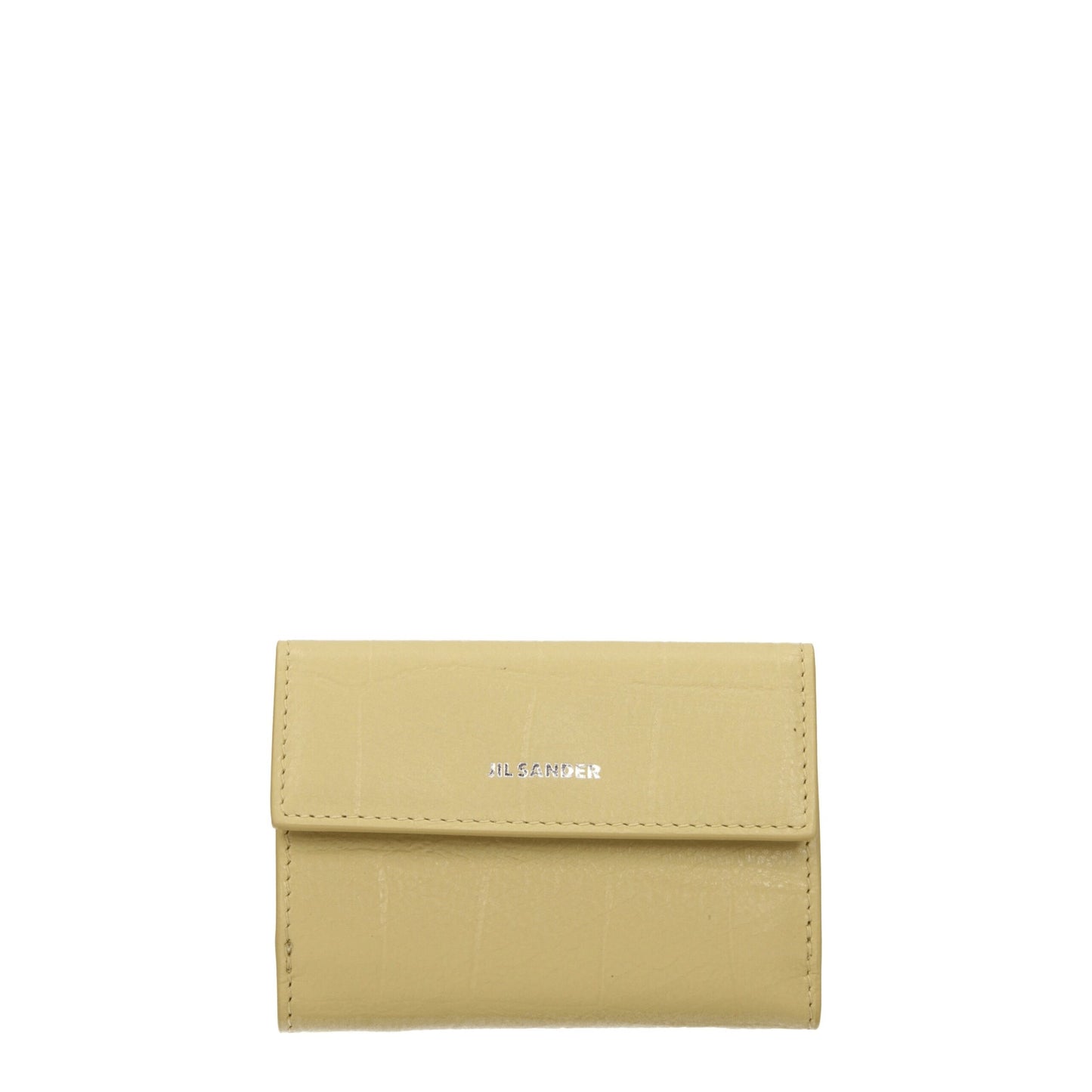 Jil Sander Yellow Leather Wallets