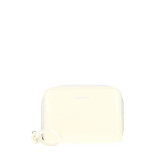 Jil Sander Beige Leather Wallets