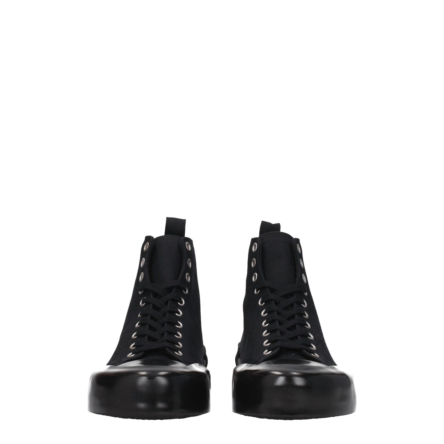 Jil Sander Black Fabric High Tops