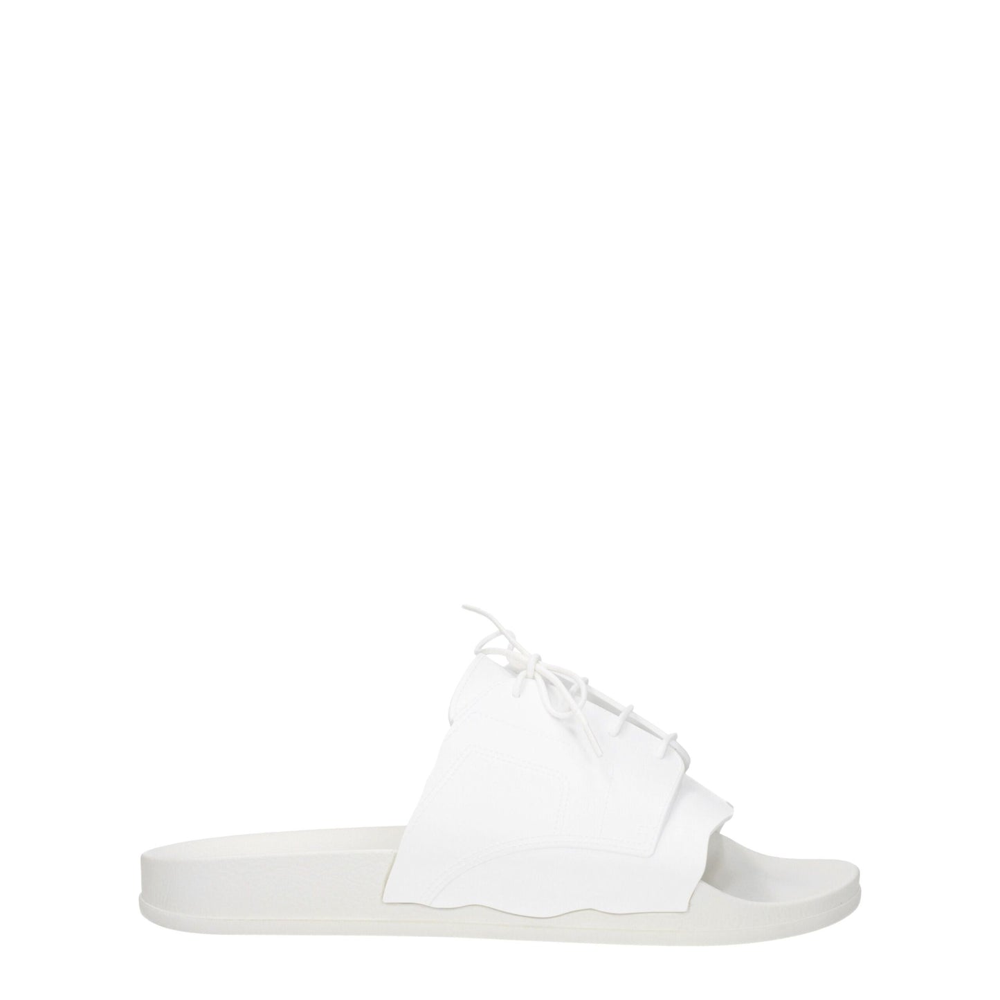 Maison Margiela White Cotton Slippers Sandals