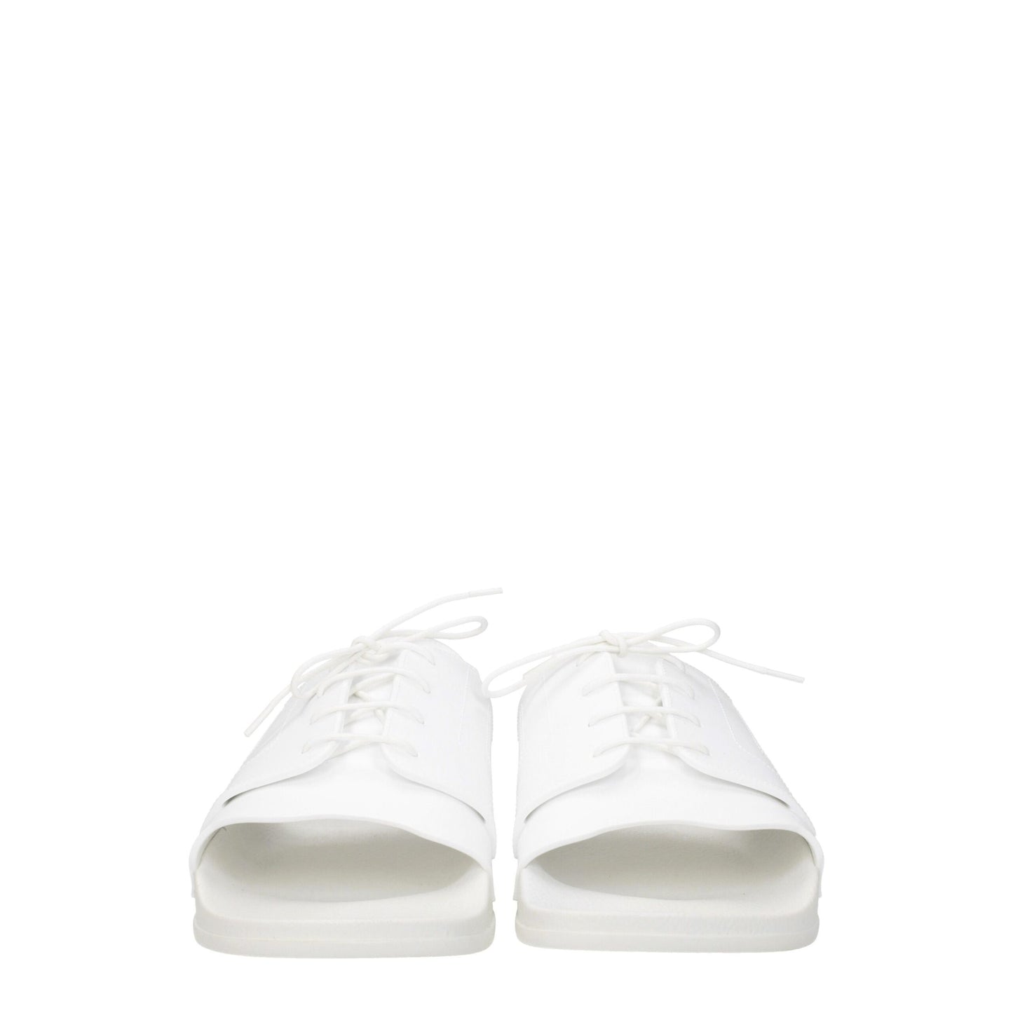 Maison Margiela White Cotton Slippers Sandals