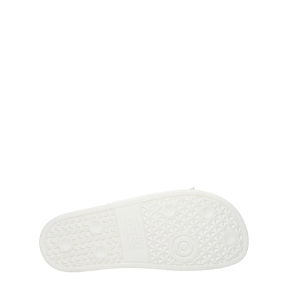Maison Margiela White Cotton Slippers Sandals