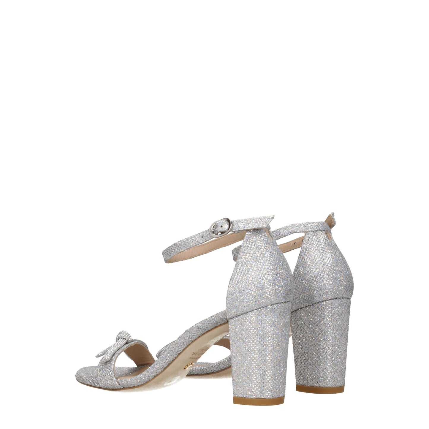 Stuart Weitzman Gray Fabric Platforms