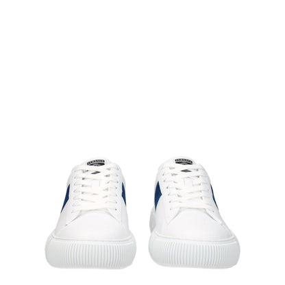 Versace White Leather Low Tops