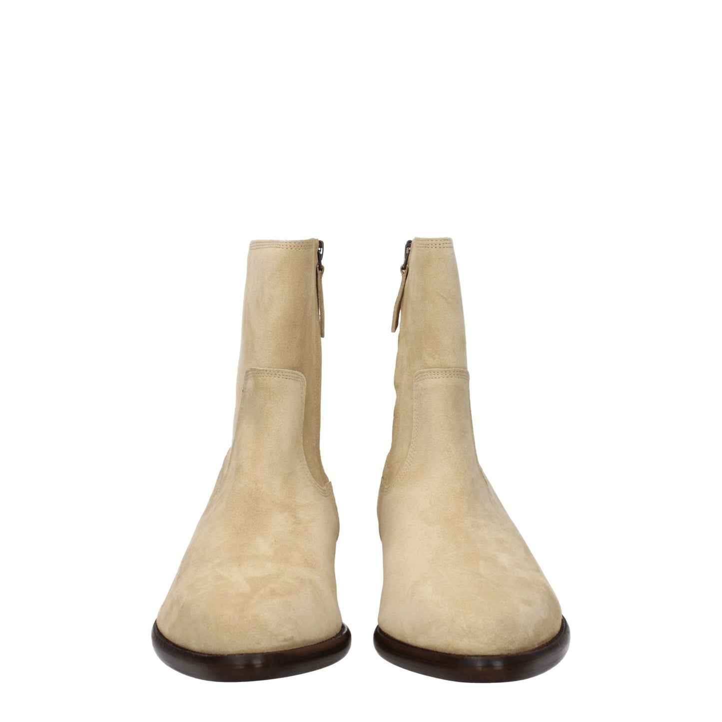 Isabel Marant Beige Leather Ankle Boots