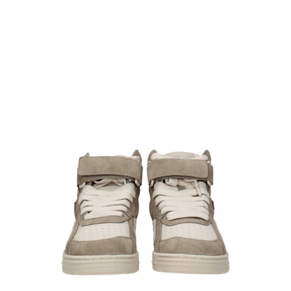 Palm Angels Beige Leather High Tops