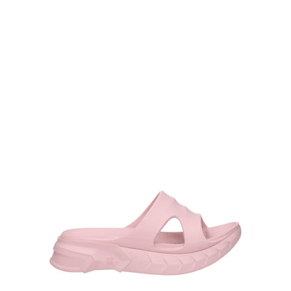 Givenchy Pink Cotton Slippers Sandals