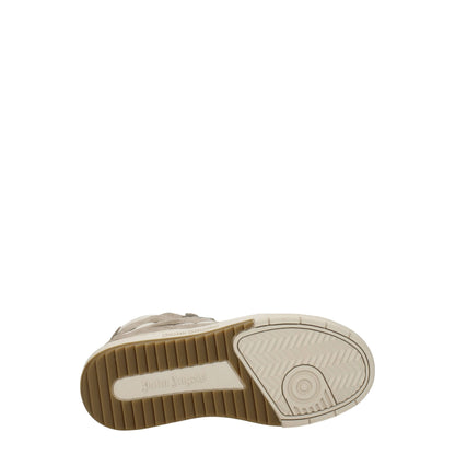 Palm Angels Beige Leather High Tops