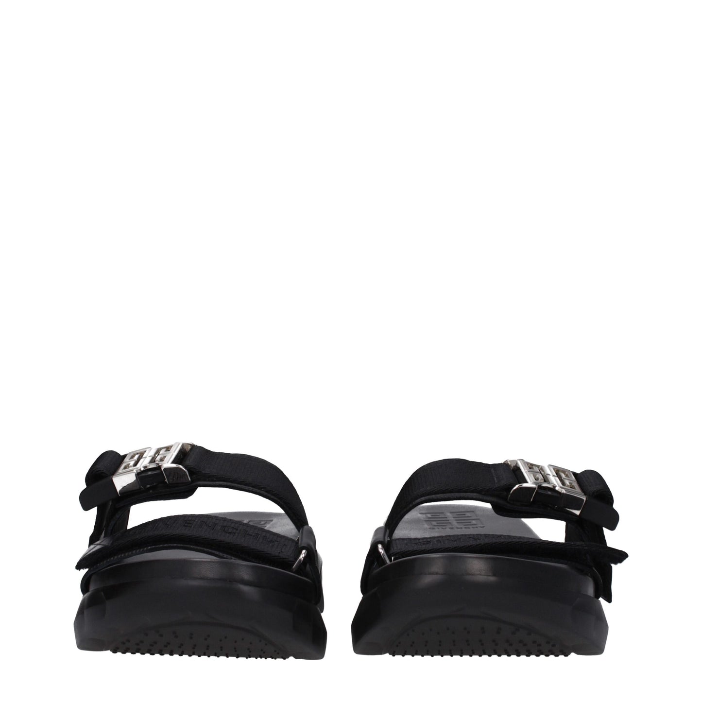 Givenchy Black Fabric Slippers Sandals
