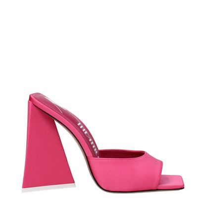 The Attico Pink Fabric Platforms