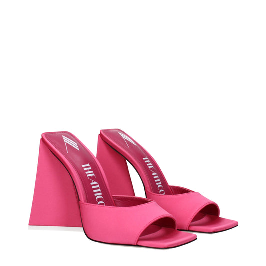 The Attico Pink Fabric Platforms