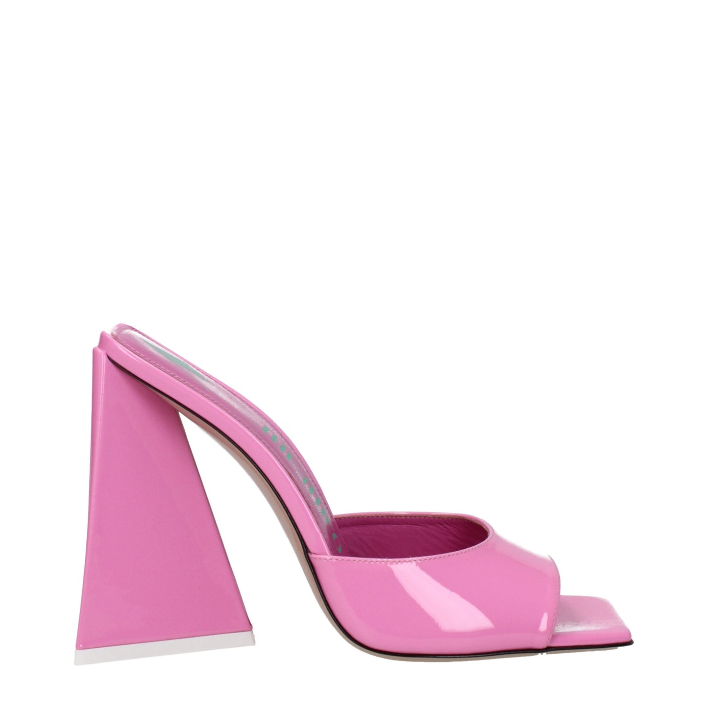 The Attico Pink Leather Platforms