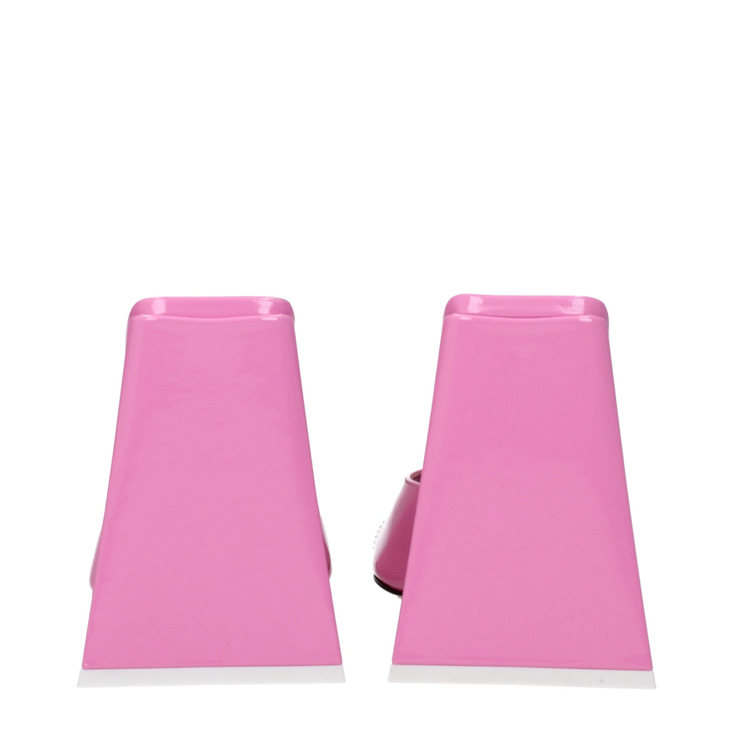 The Attico Pink Leather Platforms