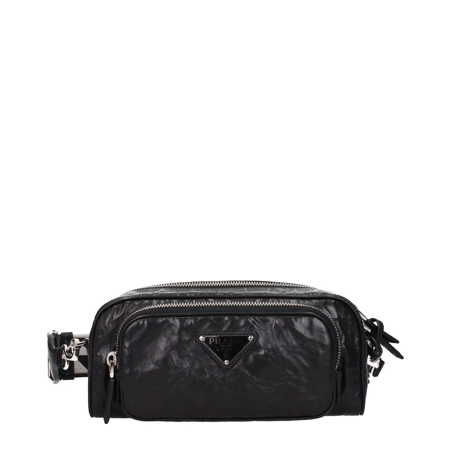 Prada Black Leather Crossbody Bags