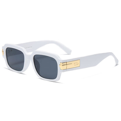 Gafas de sol cuadradas de montura pequeña de moda estilo cyberpunk