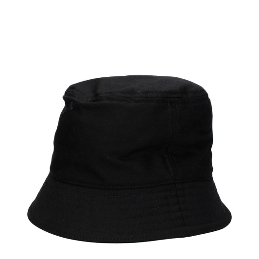 Valentino Garavani Black Cotton Bucket Hats