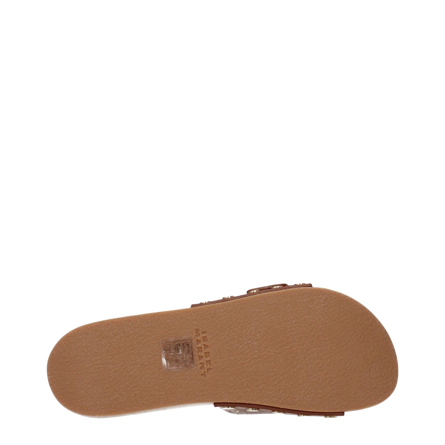 Isabel Marant Brown Leather Slippers Sandals