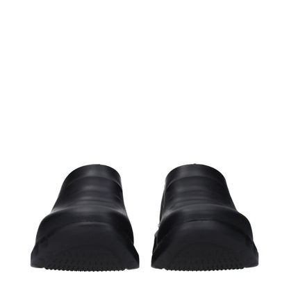 Givenchy Black Cotton Slippers Sandals