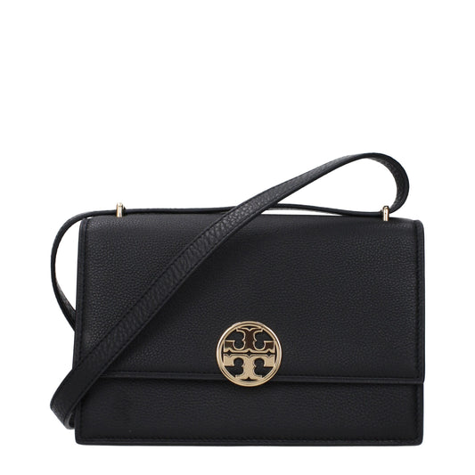 Tory Burch Black Leather Crossbody Bags