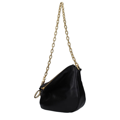 Burberry Black Leather Shoulder Bags