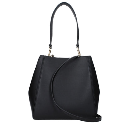 Tory Burch Black Leather Shoulder Bags