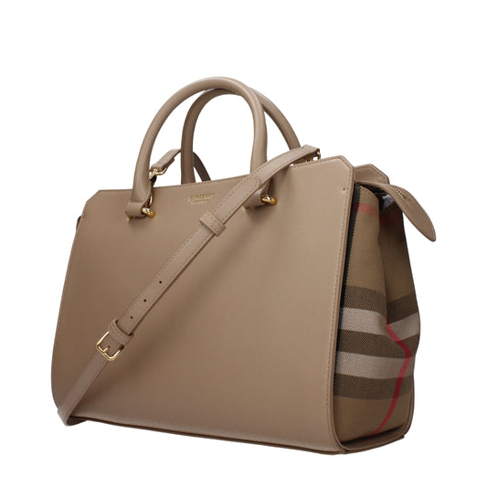 Burberry Beige Leather Handbags