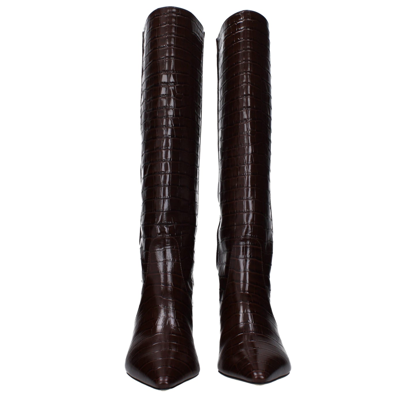 Stuart Weitzman Brown Leather High Heel Boots