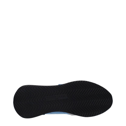 Philippe Model Blue Fabric Low Tops