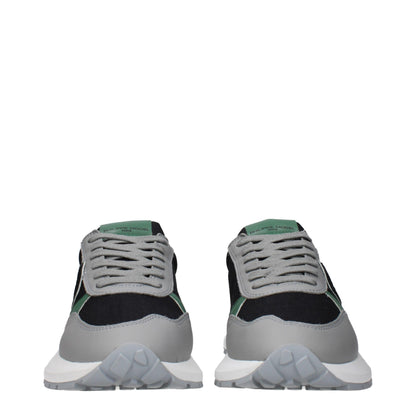 Philippe Model Black Fabric Athletic Sneakers