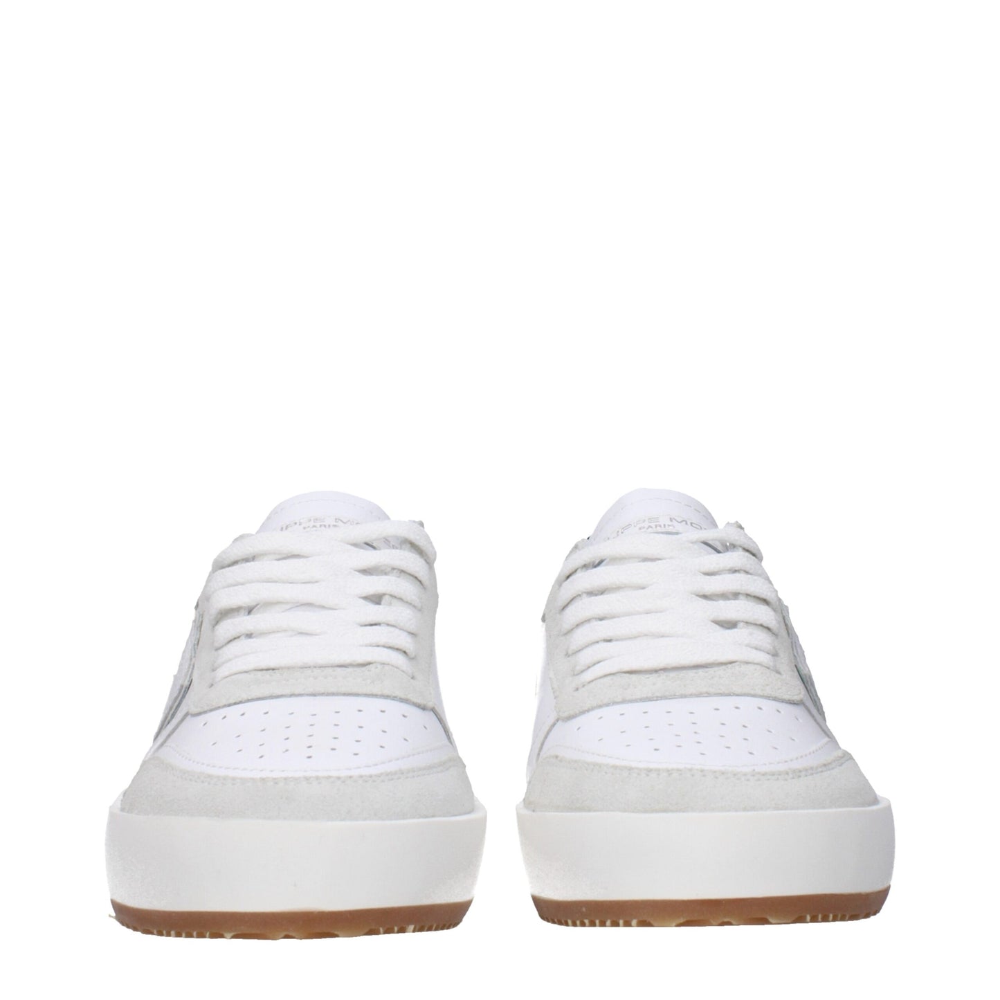 Philippe Model White Leather Low Tops