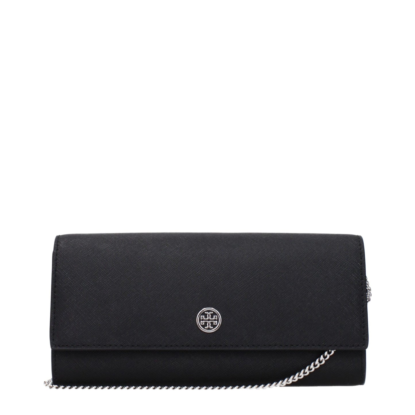 Tory Burch Black Leather Clutch Bags