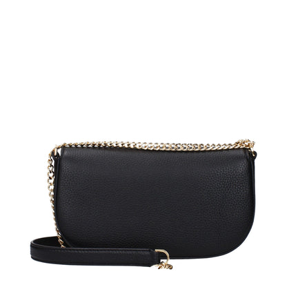 Tory Burch Black Leather Crossbody Bags